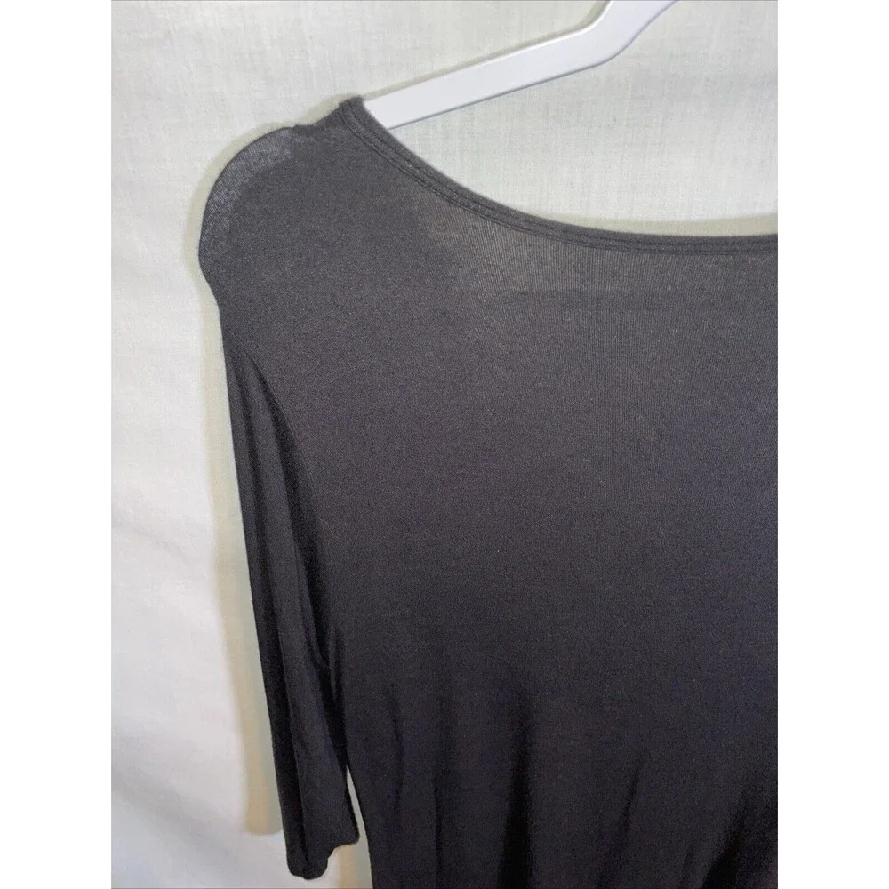 Soft Surroundings Women’s Dressy Tunic Size Small Black Embroideried Going Out